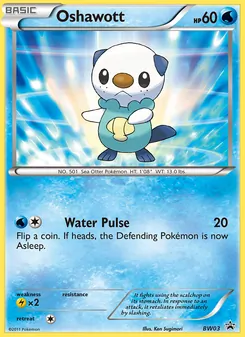 Oshawott, BW Black Star Promos, no. BW03