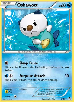 Oshawott, BW Black Star Promos, no. BW08
