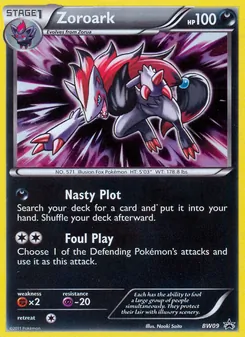 Zoroark, BW Black Star Promos, no. BW09