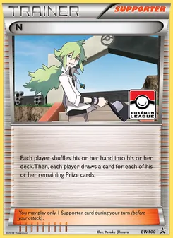 N, BW Black Star Promos, no. BW100