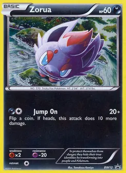 Zorua, BW Black Star Promos, no. BW12