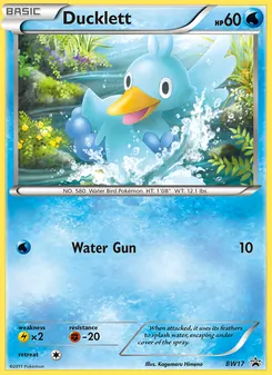 Ducklett, BW Black Star Promos, no. BW17