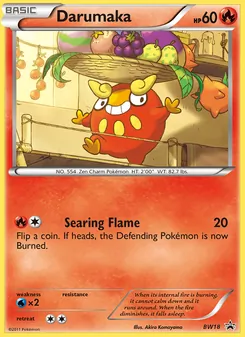 Darumaka, BW Black Star Promos, no. BW18