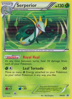 Serperior, BW Black Star Promos, no. BW20
