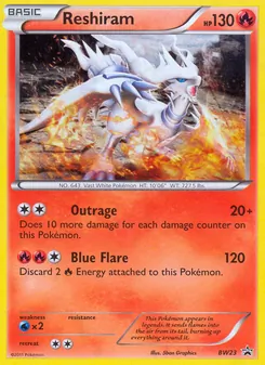 Reshiram, BW Black Star Promos, no. BW23