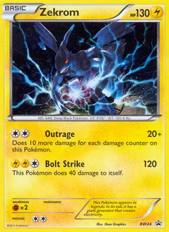 Zekrom, BW Black Star Promos, no. BW24