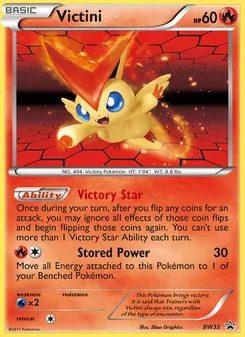 Victini, BW Black Star Promos, no. BW32