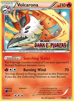 Volcarona, BW Black Star Promos, no. BW40