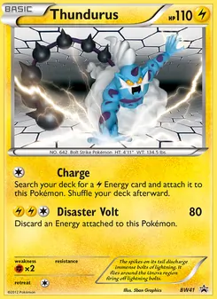 Thundurus, BW Black Star Promos, no. BW41