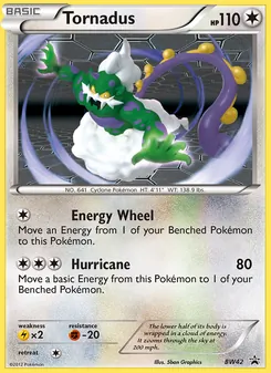Tornadus, BW Black Star Promos, no. BW42