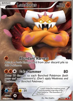 Landorus, BW Black Star Promos, no. BW43