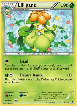 Lilligant, BW Black Star Promos, no. BW49