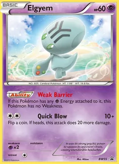 Elgyem, BW Black Star Promos, no. BW55