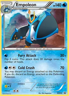 Empoleon, BW Black Star Promos, no. BW56