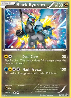 Black Kyurem, BW Black Star Promos, no. BW58