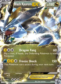 Black Kyurem-EX, BW Black Star Promos, no. BW62