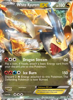 White Kyurem-EX, BW Black Star Promos, no. BW63