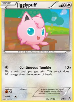 Jigglypuff, BW Black Star Promos, no. BW65