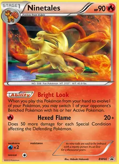 Ninetales, BW Black Star Promos, no. BW66