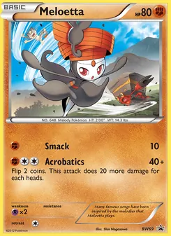 Meloetta, BW Black Star Promos, no. BW69