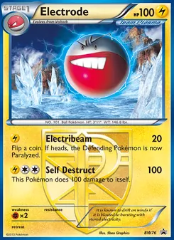 Electrode, BW Black Star Promos, no. BW76
