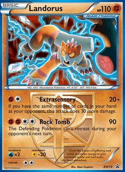 Landorus, BW Black Star Promos, no. BW79