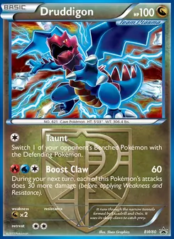 Druddigon, BW Black Star Promos, no. BW80
