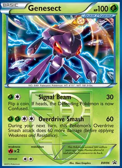 Genesect, BW Black Star Promos, no. BW86