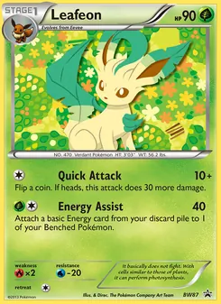 Leafeon, BW Black Star Promos, no. BW87