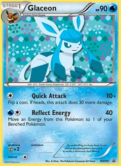 Glaceon, BW Black Star Promos, no. BW90