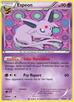 Espeon, BW Black Star Promos, no. BW92