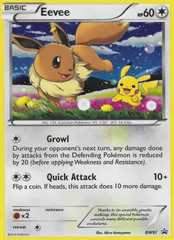 Eevee, BW Black Star Promos, no. BW97