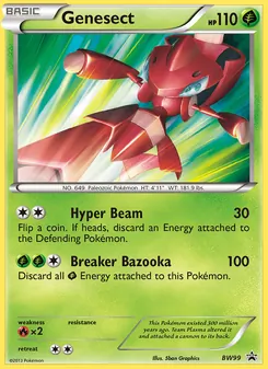 Genesect, BW Black Star Promos, no. BW99