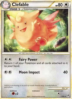 Clefable, Call of Legends, no. 1
