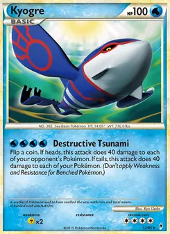 Kyogre, Call of Legends, no. 12
