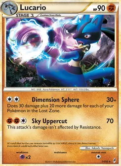 Lucario, Call of Legends, no. 14