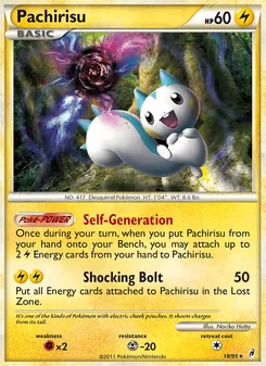 Pachirisu, Call of Legends, no. 18