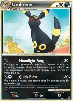 Umbreon, Call of Legends, no. 22
