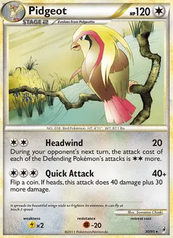 Pidgeot, Call of Legends, no. 30