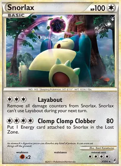 Snorlax, Call of Legends, no. 33