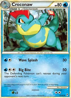 Croconaw, Call of Legends, no. 41