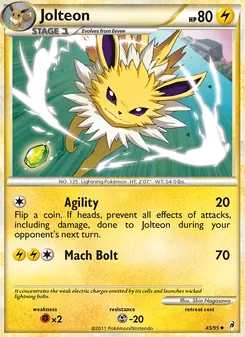 Jolteon, Call of Legends, no. 45