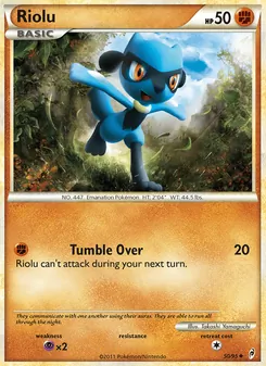 Riolu, Call of Legends, no. 50