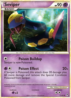 Seviper, Call of Legends, no. 51