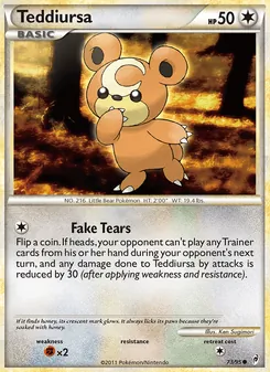 Teddiursa, Call of Legends, no. 73
