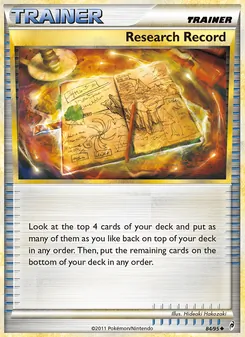 Research Record, Call of Legends, no. 84