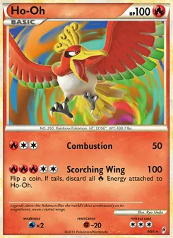 Ho-Oh, Call of Legends, no. 9