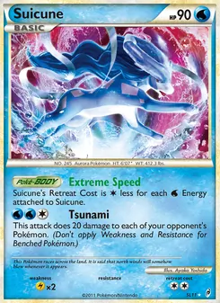 Suicune, Call of Legends, no. SL11