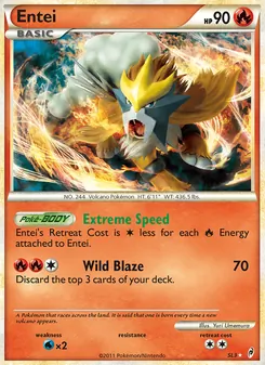 Entei, Call of Legends, no. SL3