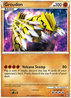 Groudon, Call of Legends, no. SL4